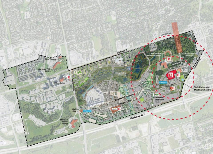 Markham York University siteplan