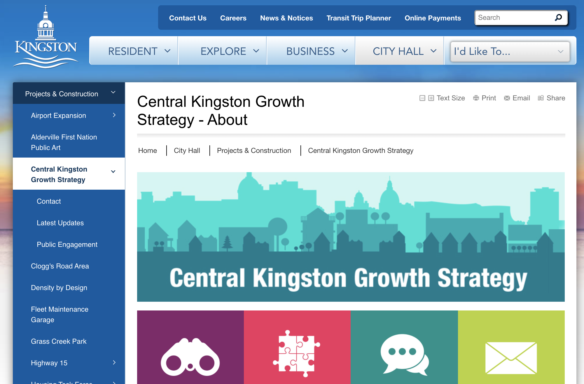 Huiskamer bewaker Plenaire sessie City of Kingston to deliver updates on Central Kingston Growth Strategy -  Ontario Construction News