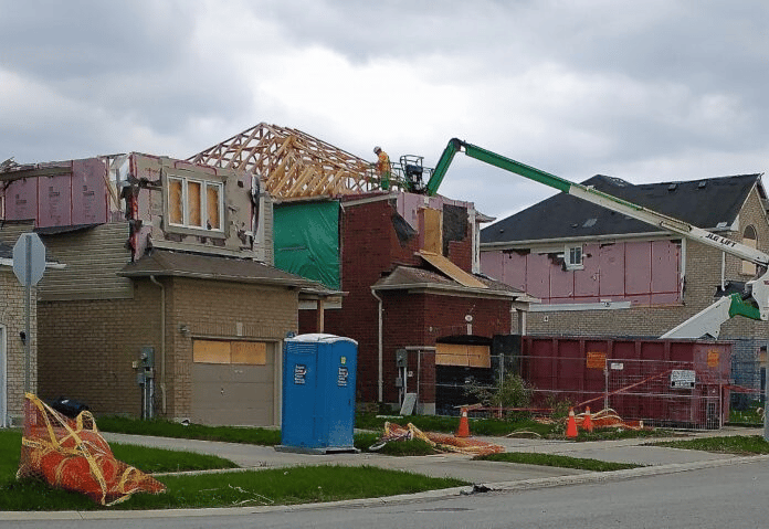 barrie tornado repairs